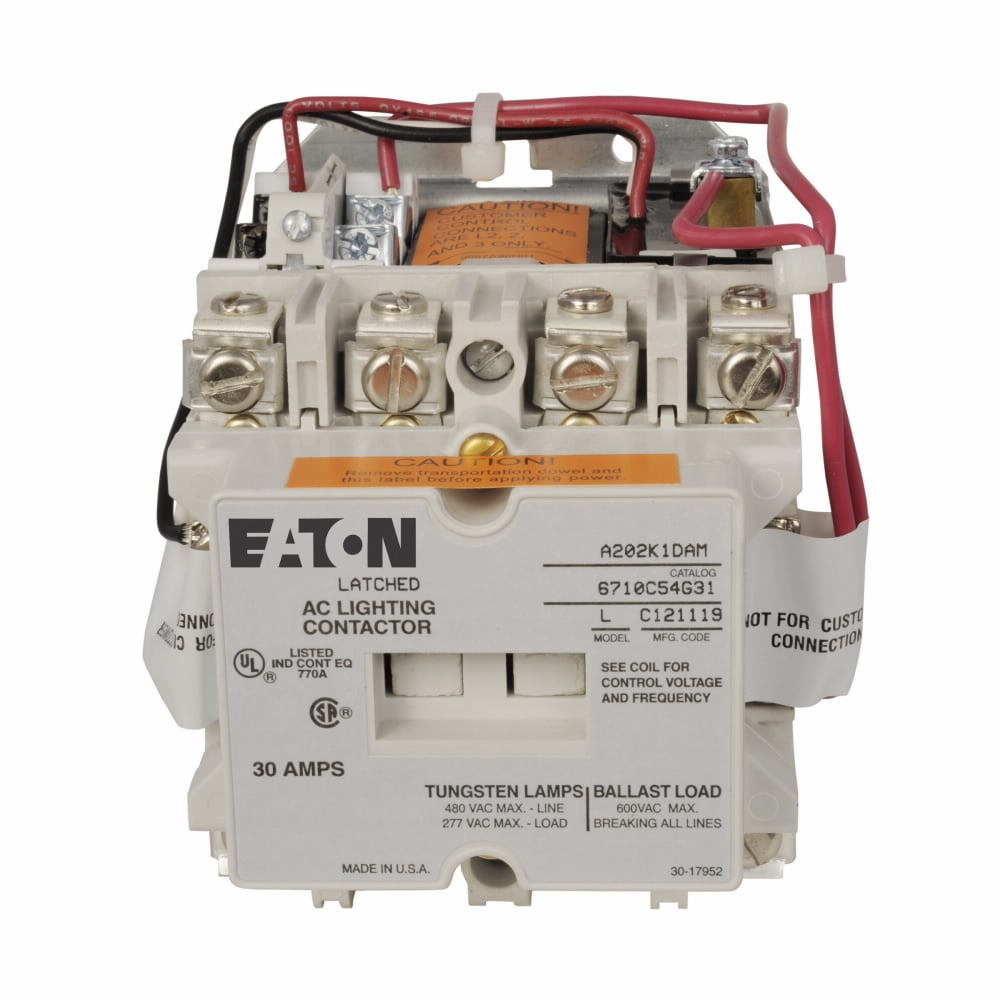 LTG CONT OPN 30A 4P 120V