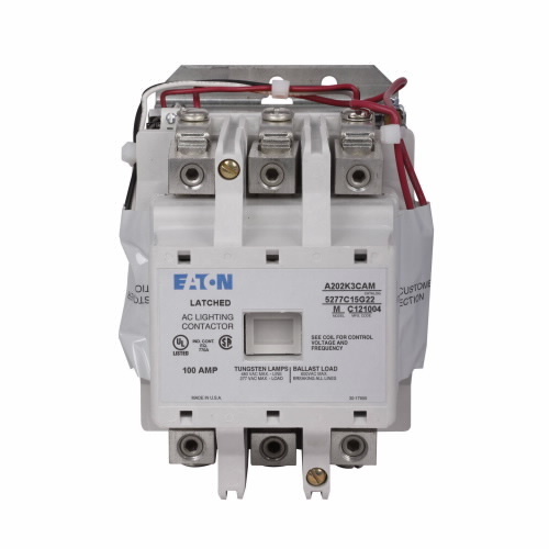 LTG CONT OPN 100A 3P 120V MECH HLD