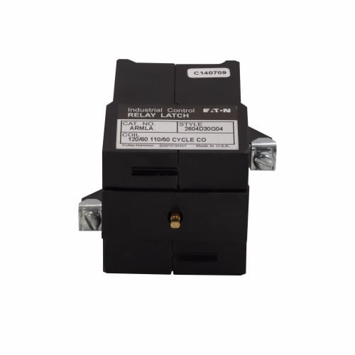 Eaton ARML Permanent Magnet Latch For AC Control Circuits, Used with AR/ARD relays, 120V coil, 50/60 Hz PERM MAG LATCH FOR AR/ARD RELAY 110/50 120/60V