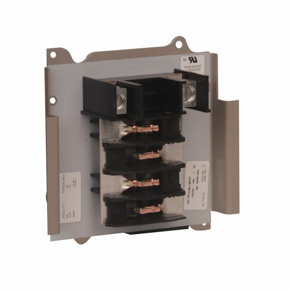 Eaton CH OEM interior assembly, CH 3/4-inch OEM loadcenter interior, single-phase, 8 circuits, eight-pole, 1-2/0-#6 wire, 125A