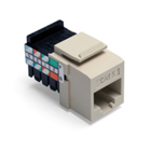 Cat 5 Category 5 QuickPort Connector, Ivory