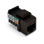 Cat 5 Category 5 QuickPort Connector, Brown