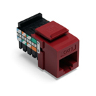 Category 5 QuickPort Connector, CAT 5, Red