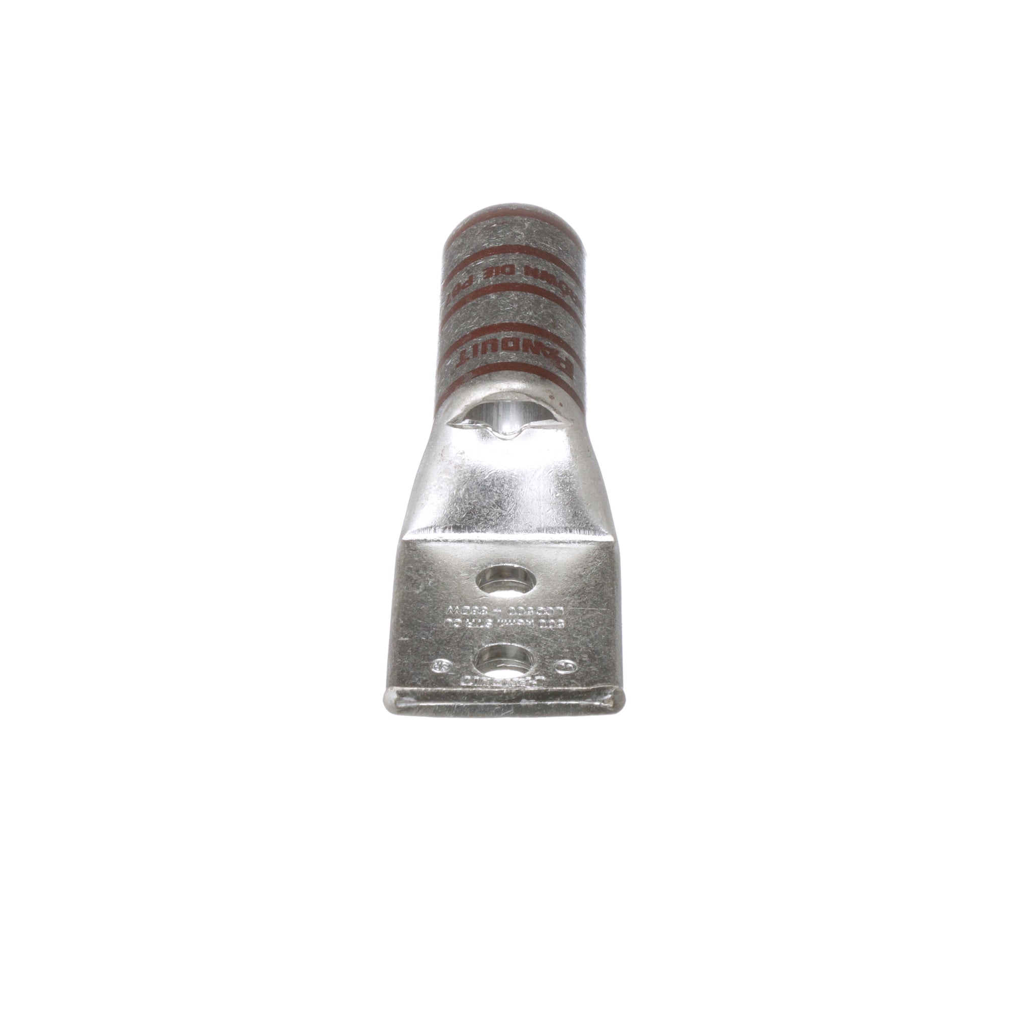 Copper Compression Lug, 2 Hole, 500 kcmi