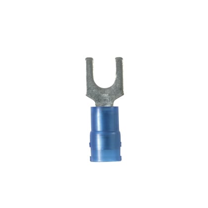 Fork Terminal, nylon insulated, 18 - 14 
