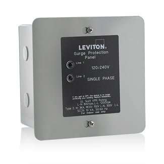 120/240 Volt Panel Protector, 4-Mode Protection, Light Commercial/Residential Grade, In NEMA 1 Enclosure
