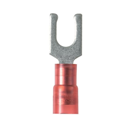 Locking Fork Terminal, nylon insulated, 