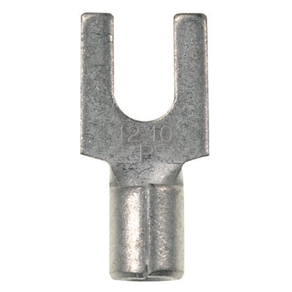 Fork,Non-Insul,12-10AWG,1/4 IN,PK50