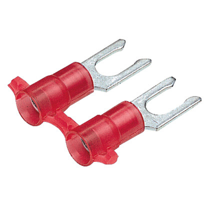 Locking Fork Terminal, nylon insulated, 