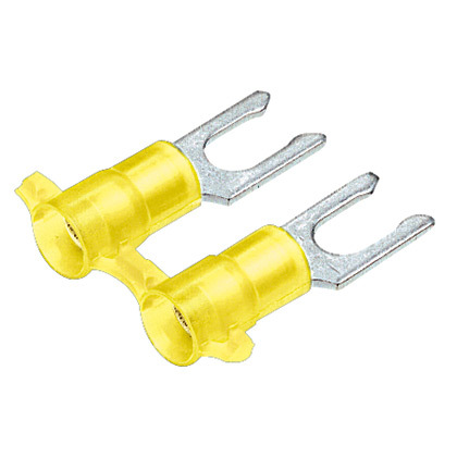 Locking Fork Terminal, nylon insulated, 