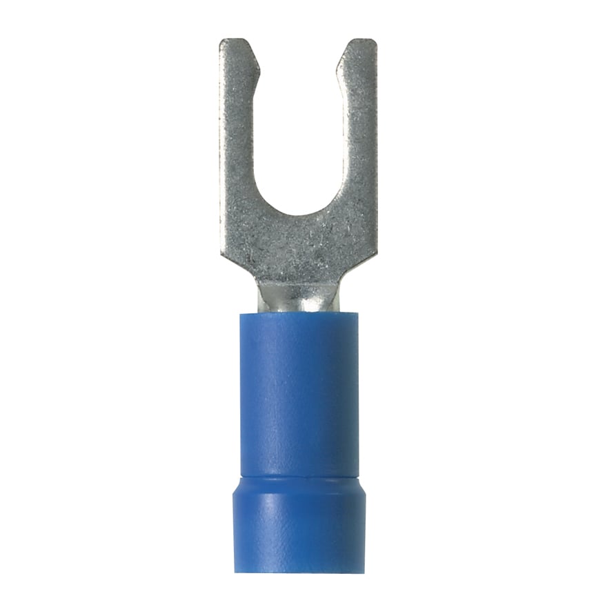 Locking Fork Terminal, vinyl insulated, 