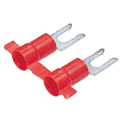 Locking Fork Terminal, vinyl insulated, 