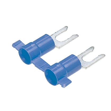 Locking Fork Terminal, vinyl insulated, 