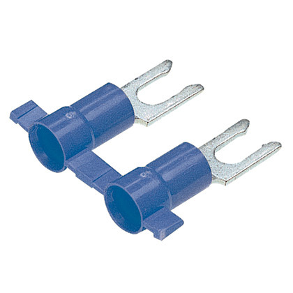 Locking Fork Terminal, vinyl insulated, 
