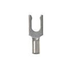 Locking Fork Terminal, non-insulated, 22- 16 AWG, #6 stud size, standard package.