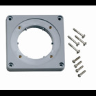 Adapter Plate for Pin and Sleeve Inlets and Receptacles, 60 Amp, IP67, Watertight, Gray