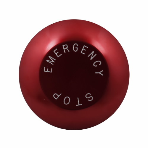 10250TJ62 Blank Heavy Duty Oiltight/Watertight Operator Button, 2.4 in L x 2.1 in W x 3.3 in H, NEMA 1/2/3/3R/4/4X/12/13/IP65, Round, Anodized Aluminum