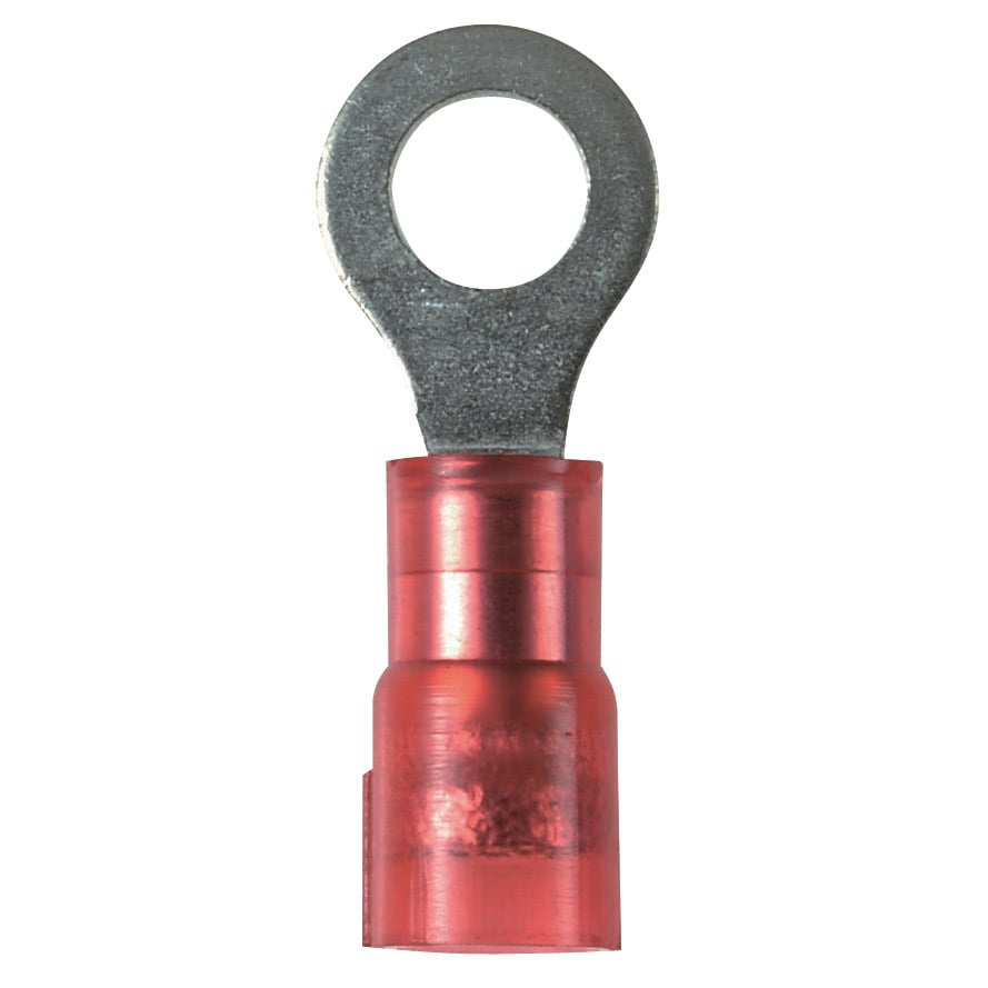 Ring Terminal, nylon insulated, 22 - 18 