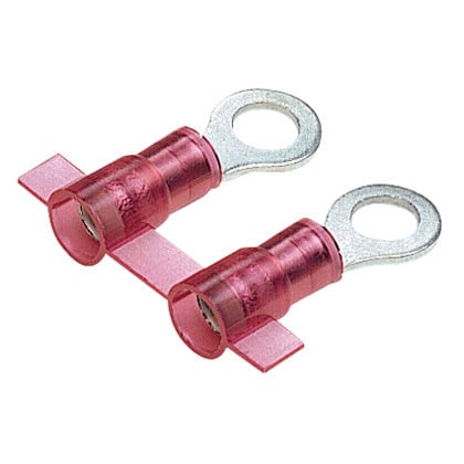 Ring Terminal, narrow tongue, nylon insu