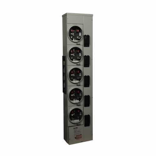 3MM512RRL 3 Phase, Ringless, Meter Module, 5 Socket, 125 Amp