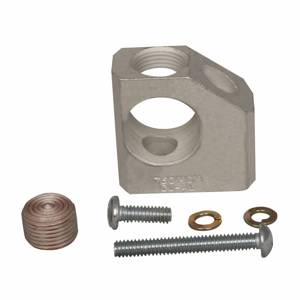 Eaton meter pack field-installed lugs, Field-installed lugs, Used with: 400 or 600A main bus, Wire size: 750 kcmil