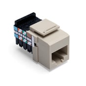 Voice Grade QuickPort Connector, 8-Wire, Ivory