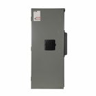 Eaton main circuit breaker, 1000A, Aluminum, NEMA 3R, Overhead/underground, 65 kAIC, NGS, Three-wire, Single-phase, 120/240V, (4) #4/0 AWG-500 kcmil, Gray
