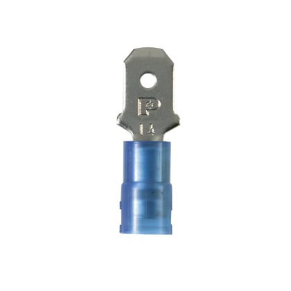 Male Disconnect, nylon barrel insulated,