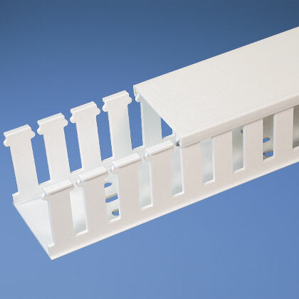 Slotted Duct, Halogen Free,.5X1X6FT,White