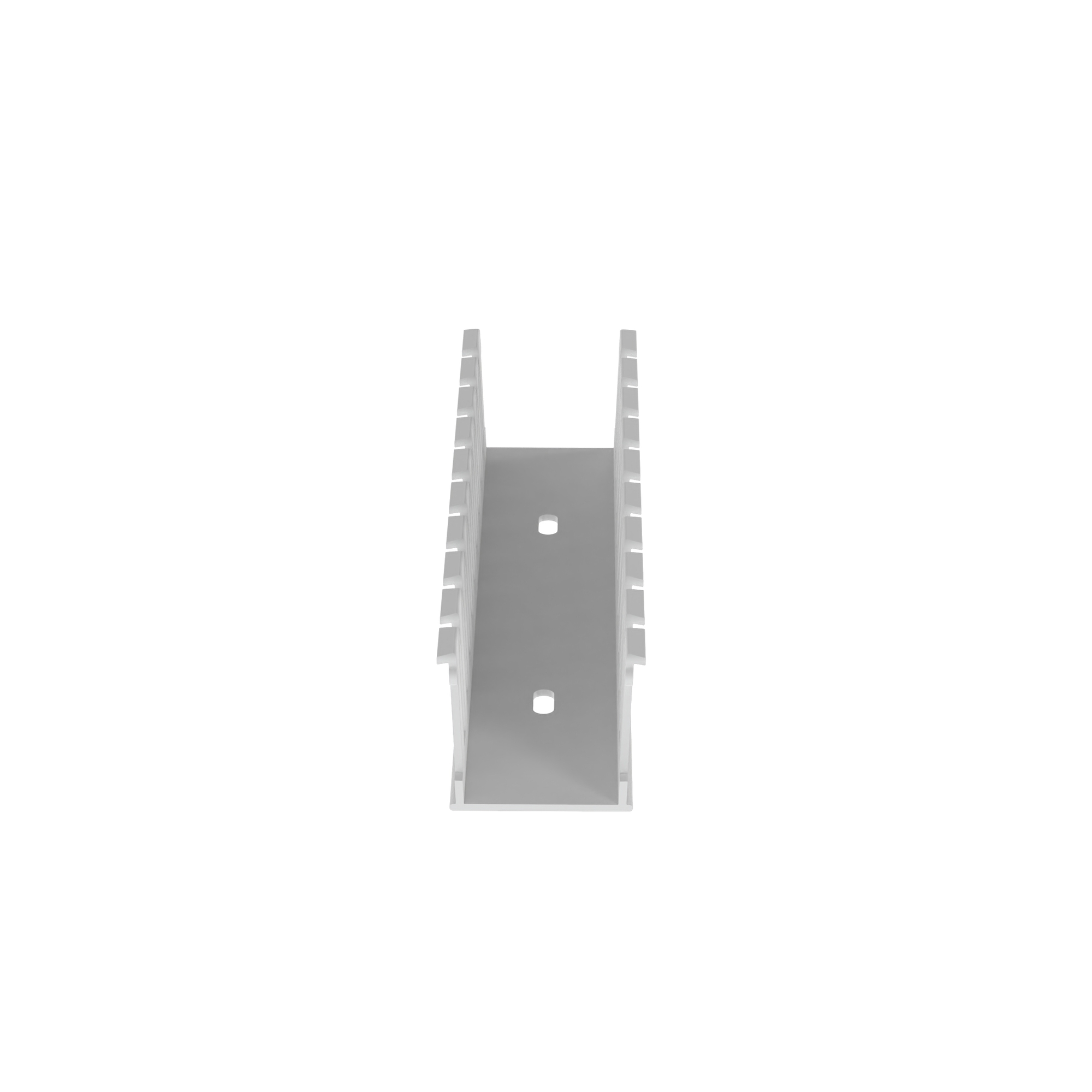 Panduct NE1.5X1.5WH6 Wide Slot Duct, White, Hal-Free PPO, 1.62"x1.64", PK6