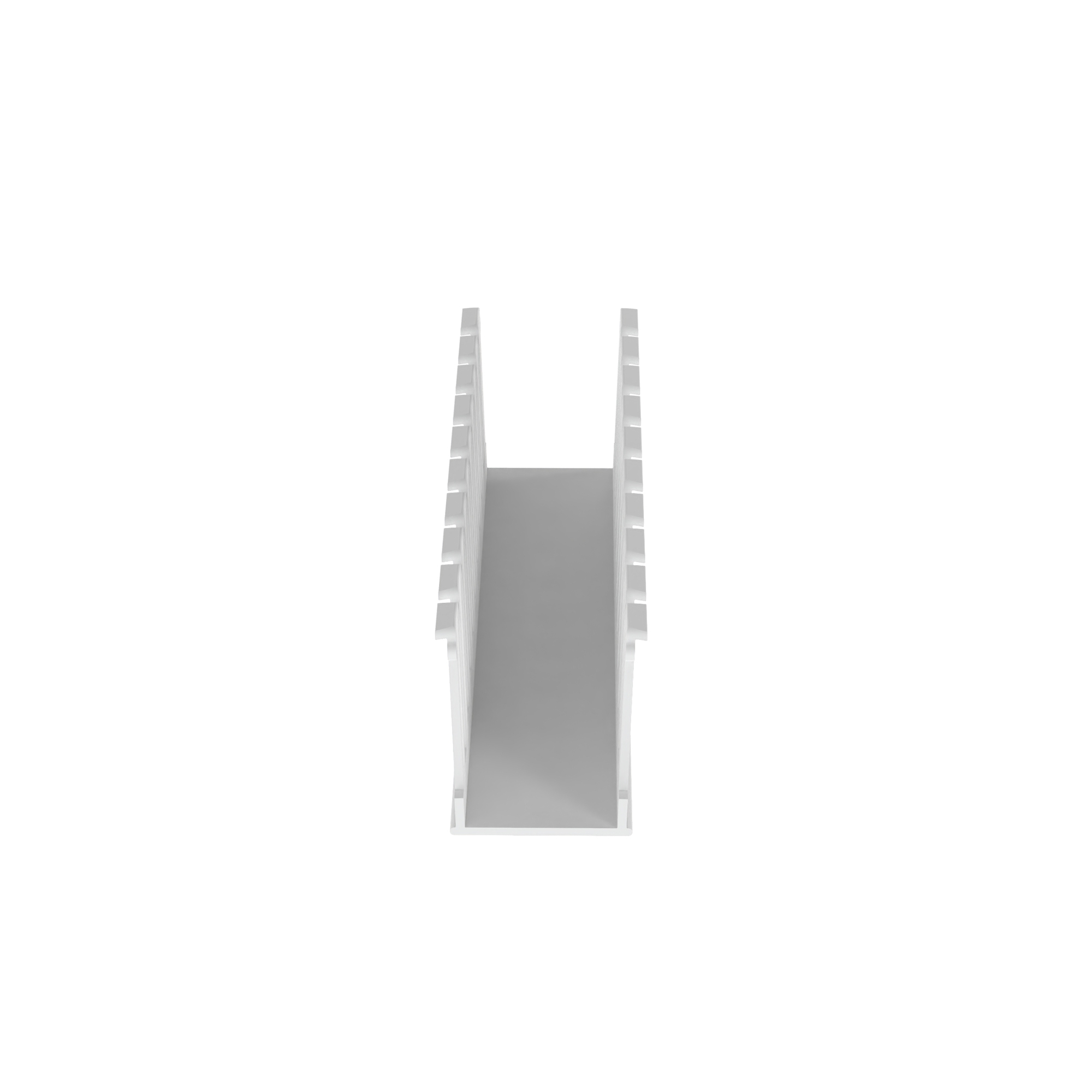 Slotted Duct, Halogen Free,1.5X4X6FT,Whit