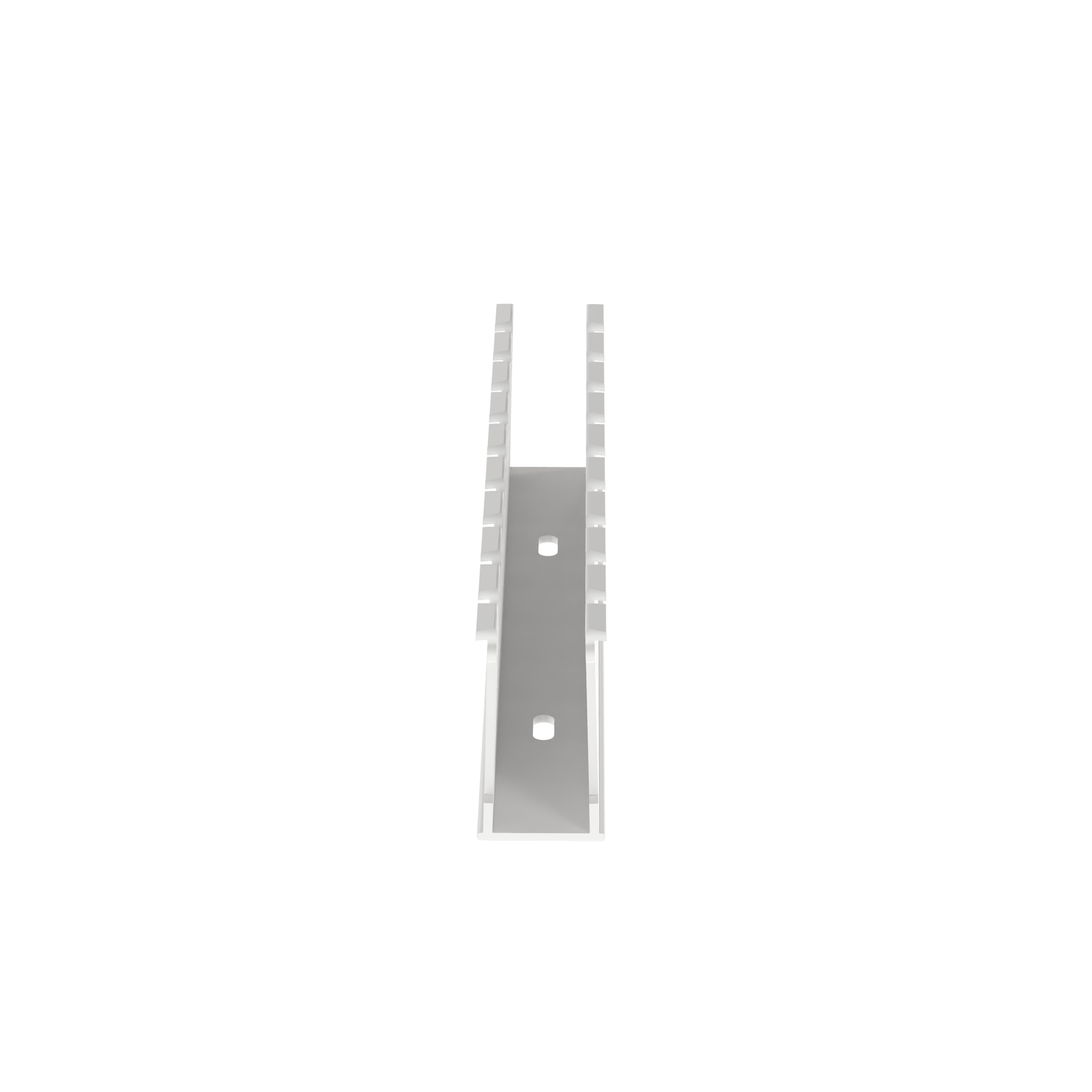 Slotted Duct, Halogen Free,1X2X6FT,White 