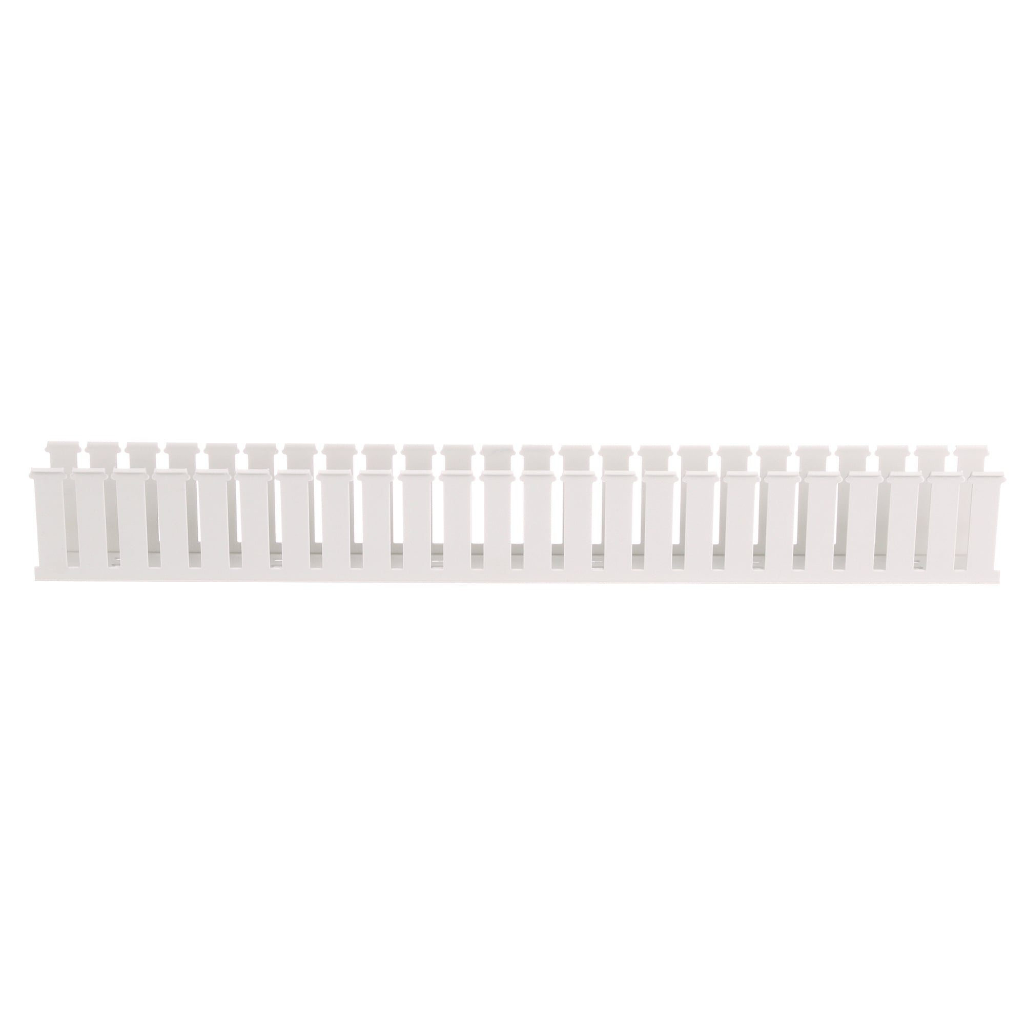 Panduct NE2X3WH6 Wide Slot Duct, White, Hal-Free PPO, 3.06"x2.14", PK6