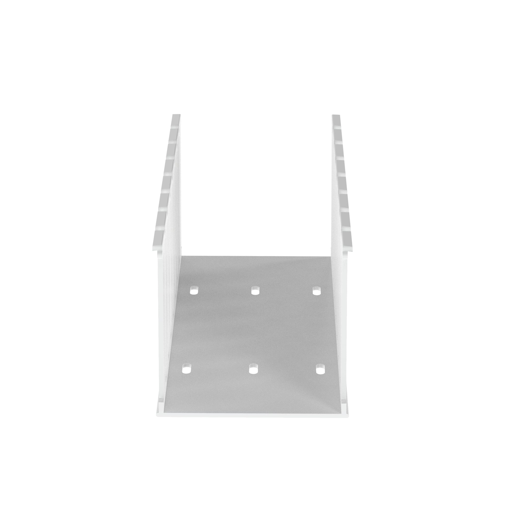 Slotted Duct, Halogen Free,4X4X6FT,White 