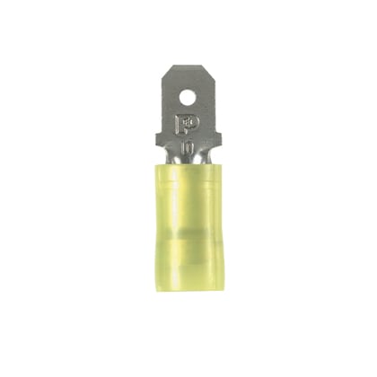 Male Disconnect, nylon barrel insulated,