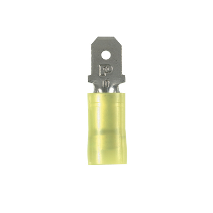 Male Disconnect, nylon barrel insulated,