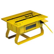50 Amp, 125/250 Volt, Portable Power Distribution Center, Yellow