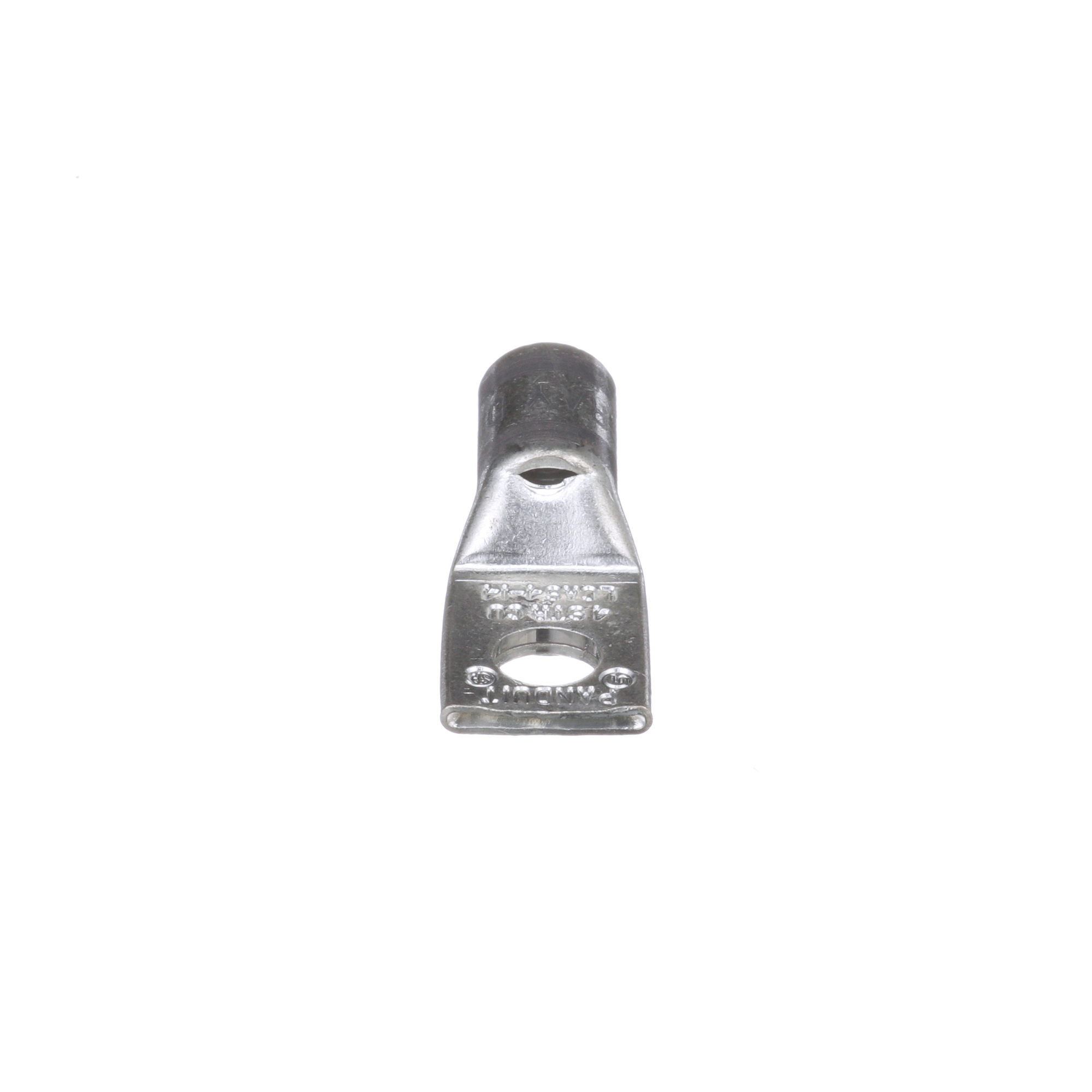 One-hole, short barrel with window lug, #4 AWG wire, 1/4 stud hole.