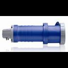 100 Amp, 250 Volt 3-Phase, IEC 309-1 & 309-2, 3P, 4W, North American Pin & Sleeve Connector, Industrial Grade, IP67, Watertight, - Blue