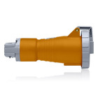 30 Amp, 125/250 Volt, IEC 309-1 & 309-2, 3P, 4W, North American Pin & Sleeve Connector, Industrial Grade, IP67, Watertight, - Orange