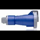 20 Amp, 120/208 Volt 3PY, IEC 309-1 & 309-2, 4P, 5W, North American Pin & Sleeve Connector, Industrial Grade, IP67, Watertight, - Blue