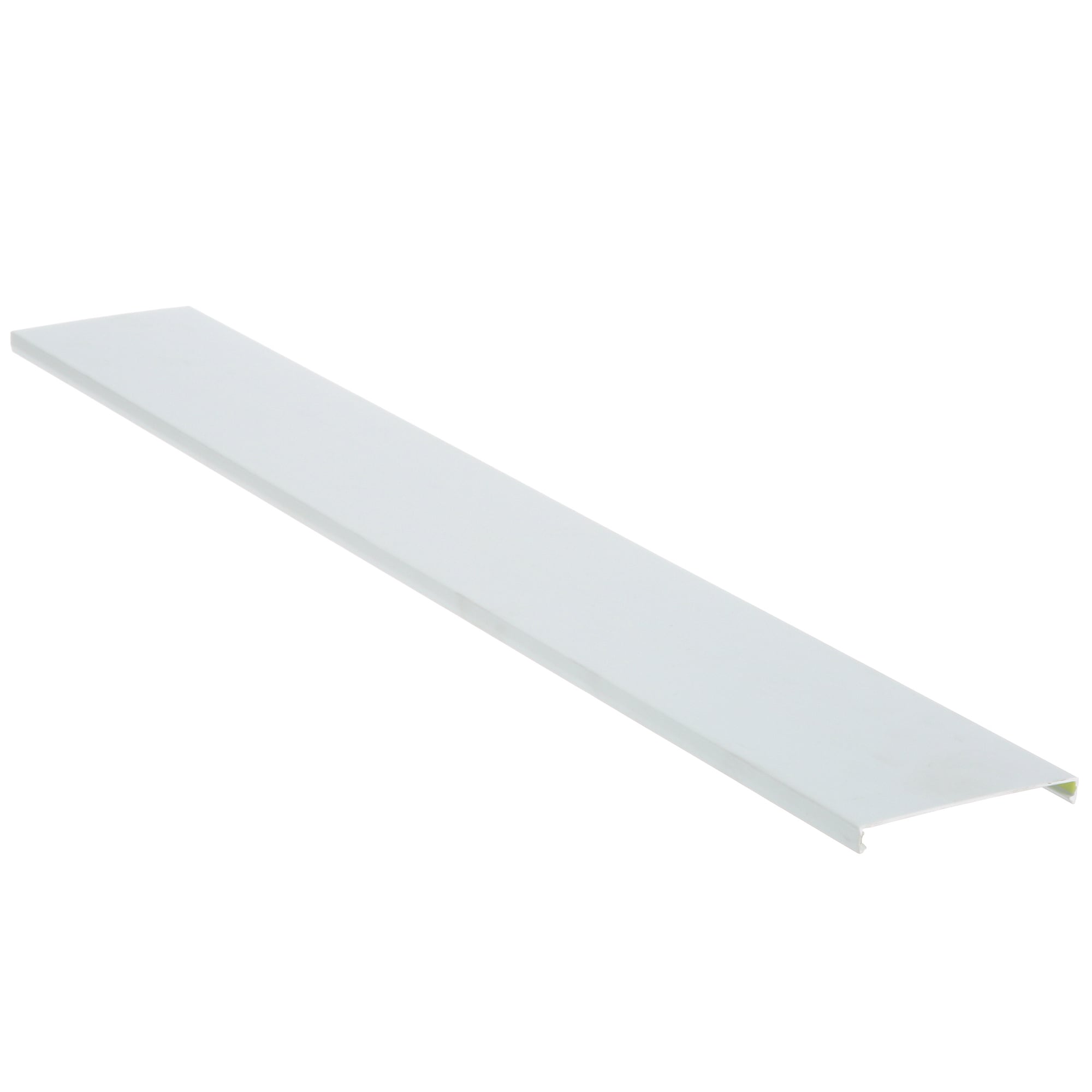 Duct Cover, PVC, 3W X 6FT, White         