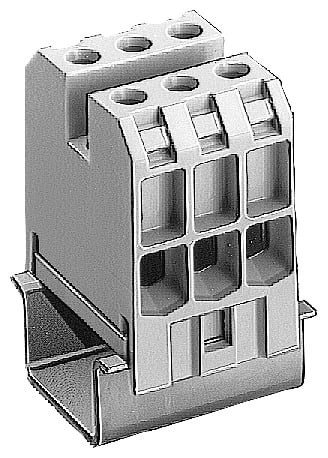 TERMINAL BLOCK,3-TERM,30MM,79A,600V Terminal Block,Screw Connection,Through-type,Terminal Size 16,Beige, UL File E80027 in Vol. 1 Sec. 2