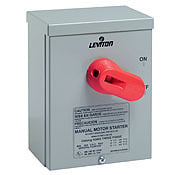 60 Amp, 600 Volt, Toggle In Type 3R Enclosure, Three-Pole, AC Motor Starting Switch, Suitable as Motor Disconnect, Industrial Grade, Black