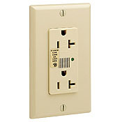 20 Amp, 125 Volt, Decora Plus Duplex Surge Suppressor Receptacle