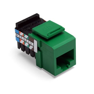 Voice Grade QuickPort Connector, Green