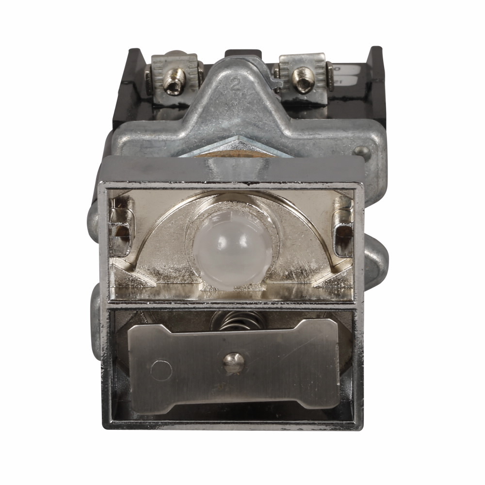 E30, 30.5 mm, Square Multifunction, NEMA 3, 3R, 4, 12, 13, Illuminated, Momentary (bottom), Single button, Incandescent, full voltage light unit, 18/24 Vac/dc light unit, 24PSB