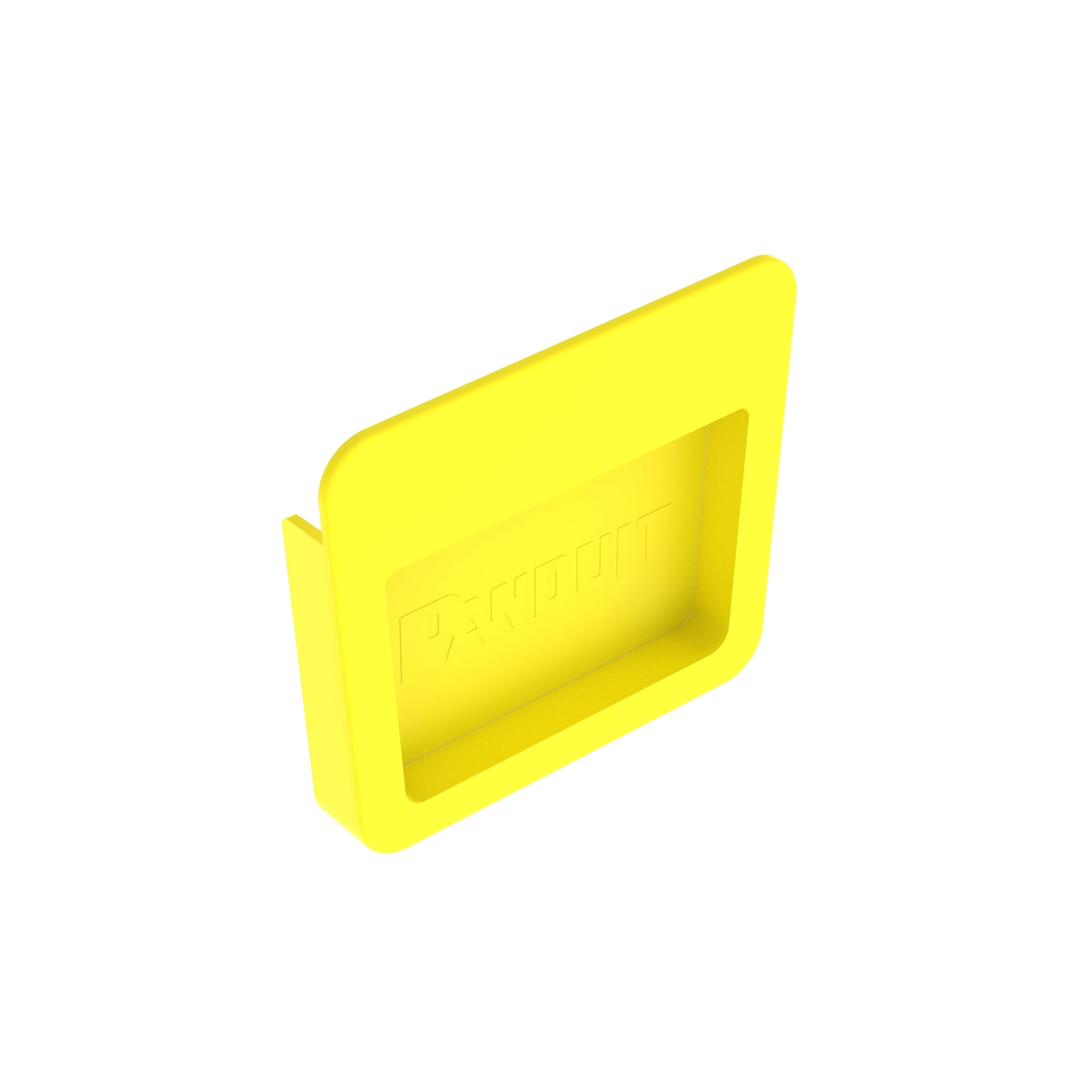 FiberRunner End Cap Fitting, 4x4, Yello