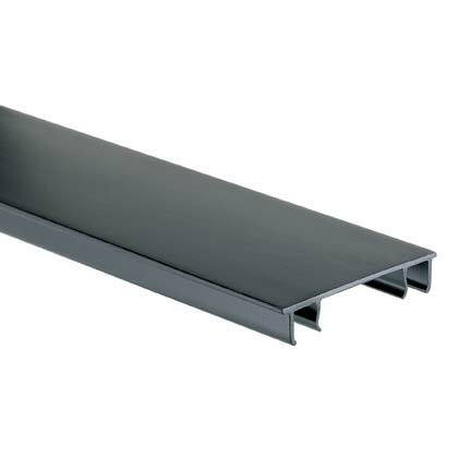 Hinged Duct Cover, PVC,4W X 6FT,LGray    