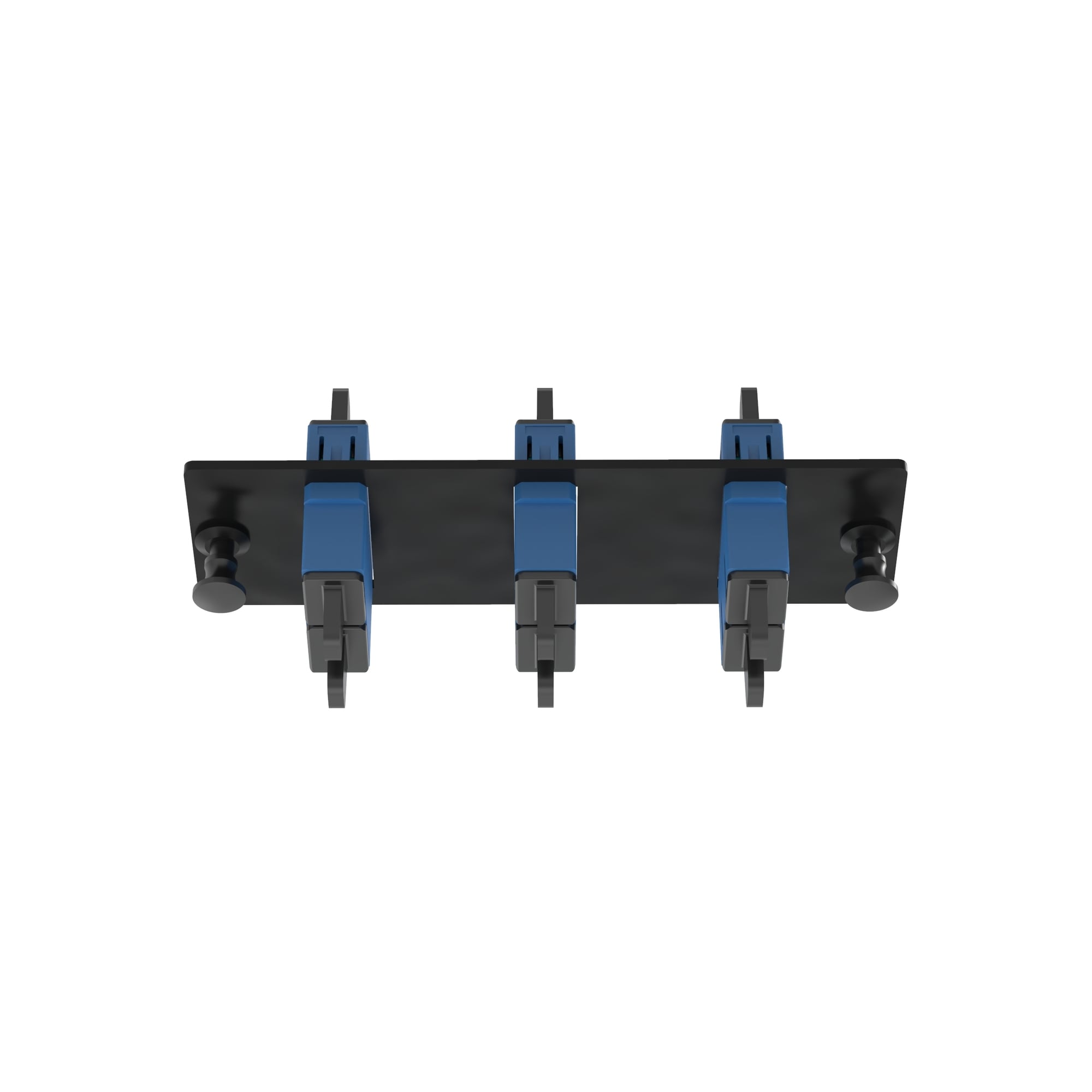 FAP w/3 SC Duplex SM Adapters (BU) Zirco